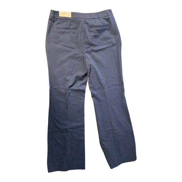 Chico's Women's Navy So Slimming Trouser Basic Wide Leg Pants SZ 1.5R/10 NWT $99 - Picture 4 of 7